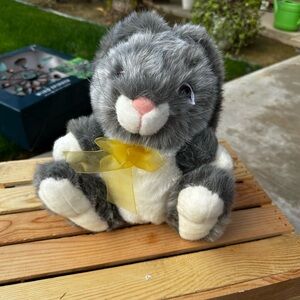 This is an SKM Enterprises rabbit plush stuffed animal